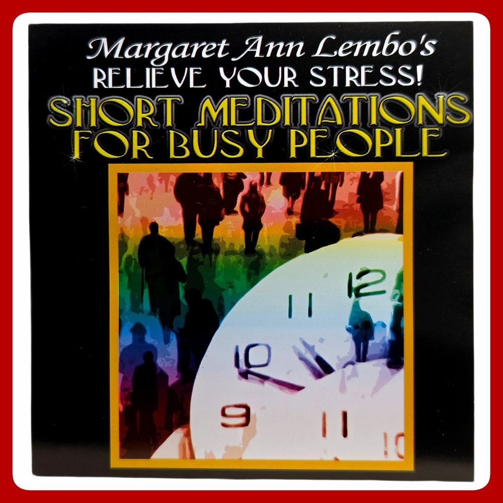 Margaret Ann Lembo Meditations For Busy People Audio CD Relax Wellness Guide‎